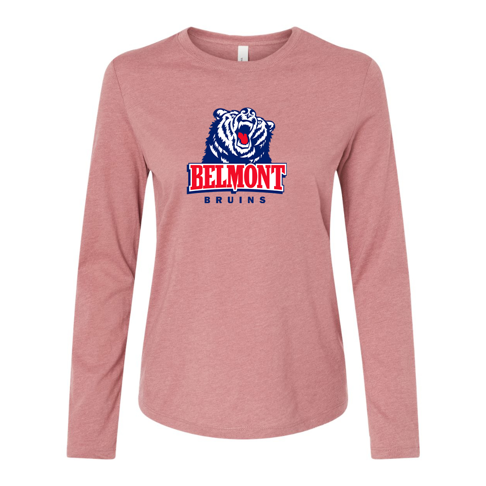 BELLA CANVAS Belmont Bruins  Jersey Long Sleeve Tee