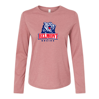 BELLA CANVAS Belmont Bruins  Jersey Long Sleeve Tee
