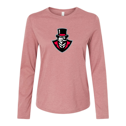 BELLA CANVAS   Austin Peay Governors Jersey Long Sleeve Tee