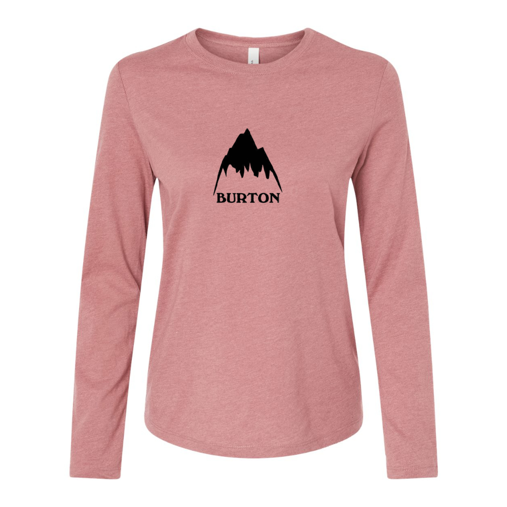 BELLA CANVAS Women’s  Burton Mountain  Jersey Long Sleeve Tee