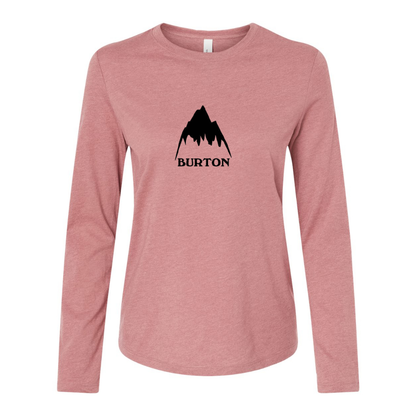 BELLA CANVAS Women’s  Burton Mountain  Jersey Long Sleeve Tee