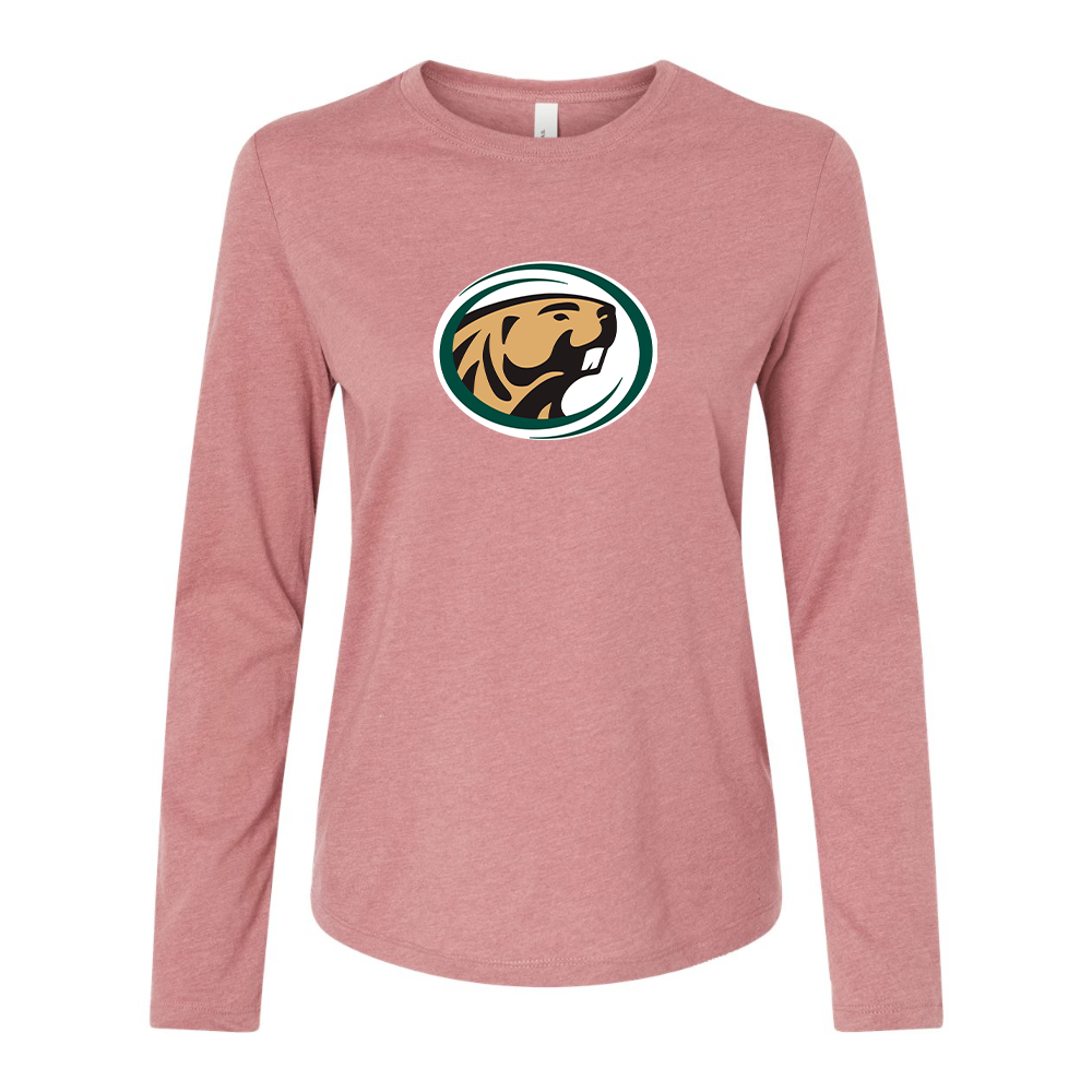 BELLA CANVAS Women’s Bemidji State Beavers Jersey Long Sleeve Tee