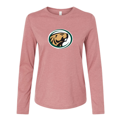 BELLA CANVAS Women’s Bemidji State Beavers Jersey Long Sleeve Tee