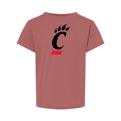 Cincinnati Bearcats BELLA  CANVAS Toddler Jersey Tee