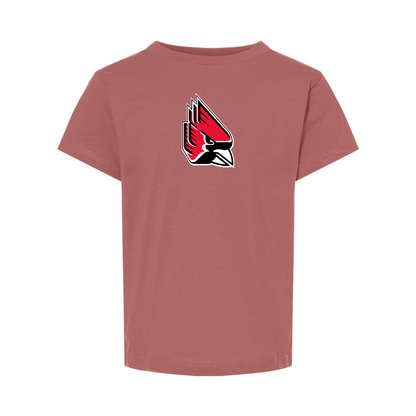 Ball State Cardinals BELLA  CANVAS Toddler Jersey Tee