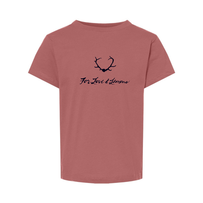 For Loves & Lemons BELLA  CANVAS Toddler Jersey Tee