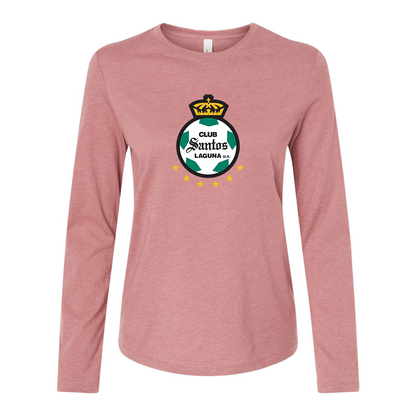 BELLA CANVAS Women’s Santos Laguna Soccer Jersey Long Sleeve Tee