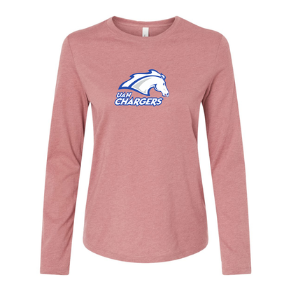 BELLA CANVAS Women’s Alabama Huntsville Chargers Jersey Long Sleeve Tee
