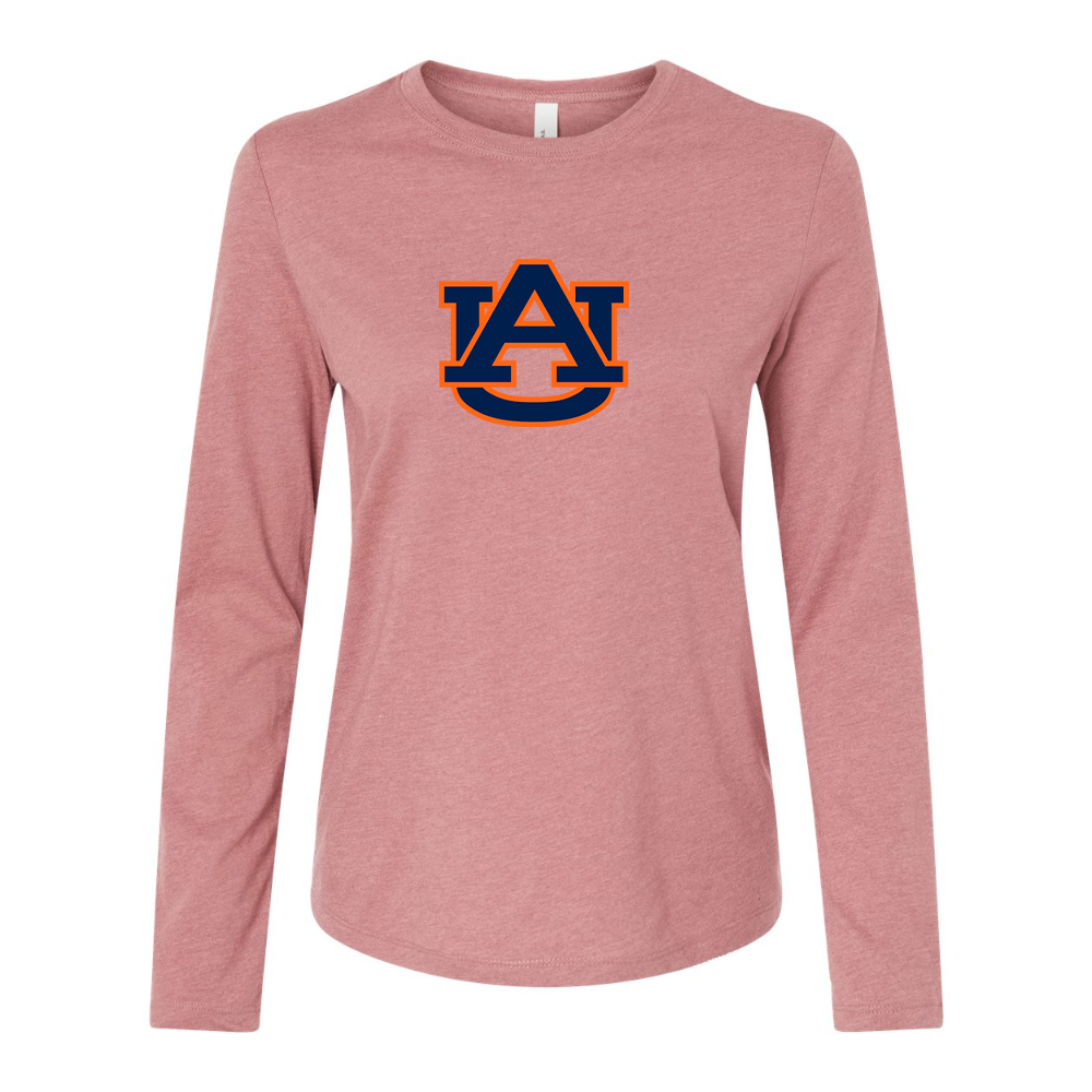 BELLA CANVAS  Auburn Tigers Jersey Long Sleeve Tee