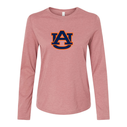 BELLA CANVAS  Auburn Tigers Jersey Long Sleeve Tee