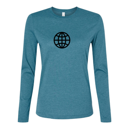 Internet Globe Jersey Long Sleeve Tee