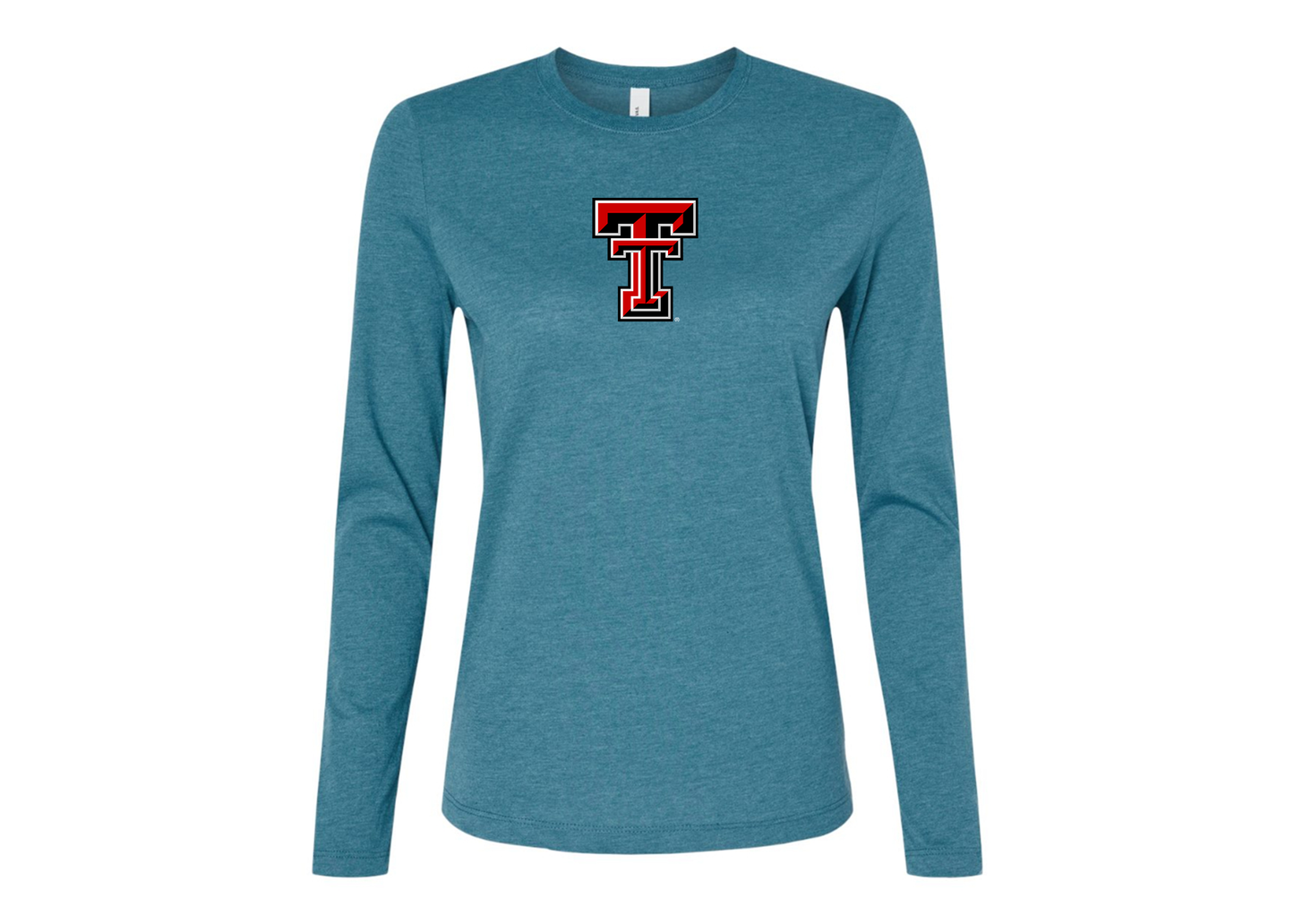 BELLA CANVAS Women’s Texas Tech Red Raiders Jersey Long Sleeve Tee