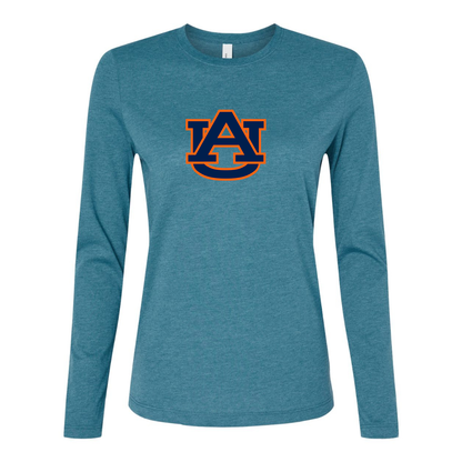 BELLA CANVAS  Auburn Tigers Jersey Long Sleeve Tee