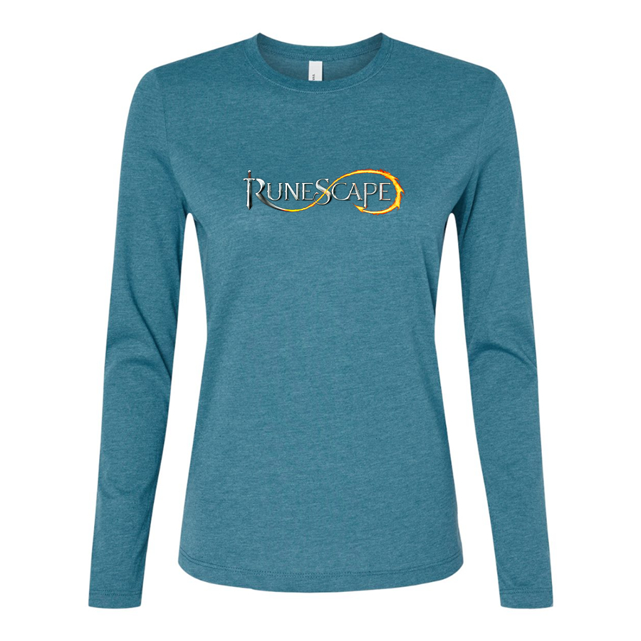 BELLA CANVAS Women’s  Runescape Logo Jersey Long Sleeve Tee
