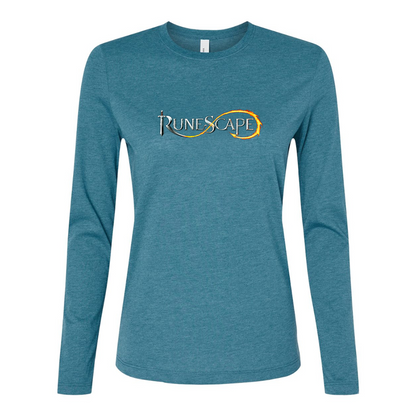 BELLA CANVAS Women’s  Runescape Logo Jersey Long Sleeve Tee