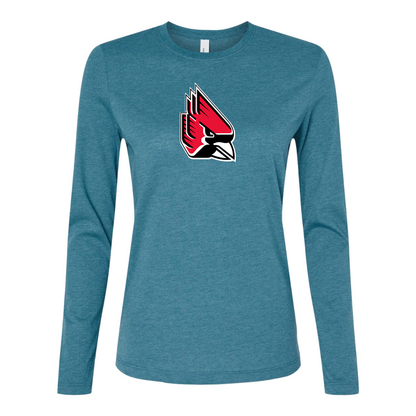BELLA CANVAS  Ball State Cardinals Jersey Long Sleeve Tee
