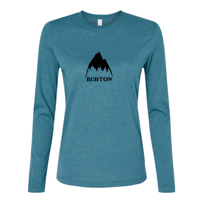 BELLA CANVAS Women’s  Burton Mountain  Jersey Long Sleeve Tee