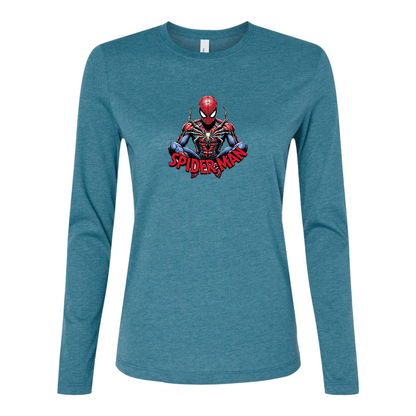 BELLA CANVAS Women’s Spider-Man 2025 Jersey Long Sleeve Tee