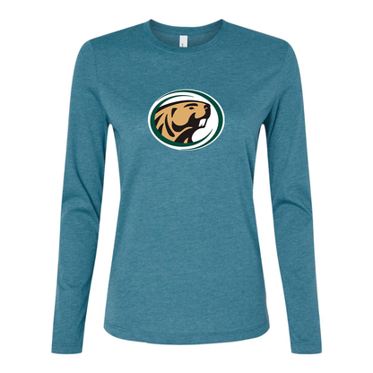 BELLA CANVAS Women’s Bemidji State Beavers Jersey Long Sleeve Tee