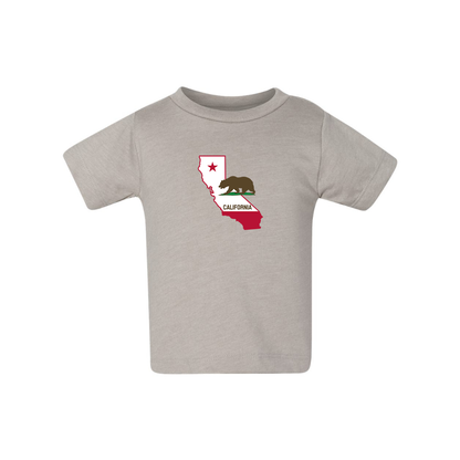 California Bear Map  BELLA CANVAS Infant Jersey Tee