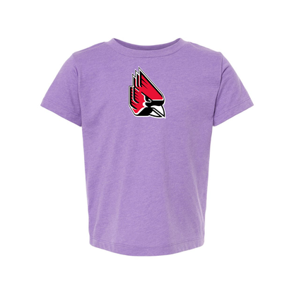 Ball State Cardinals BELLA  CANVAS Toddler Jersey Tee