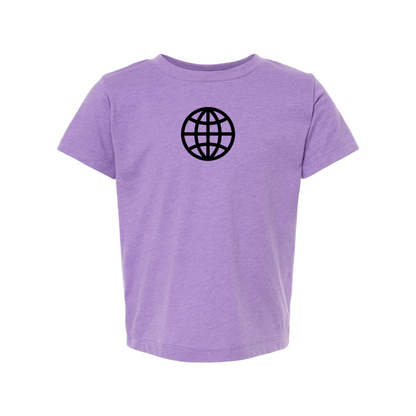 Internet Globe BELLA  CANVAS Toddler Jersey Tee
