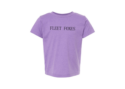 Fleet Foxes Logo BELLA  CANVAS Toddler Jersey Tee