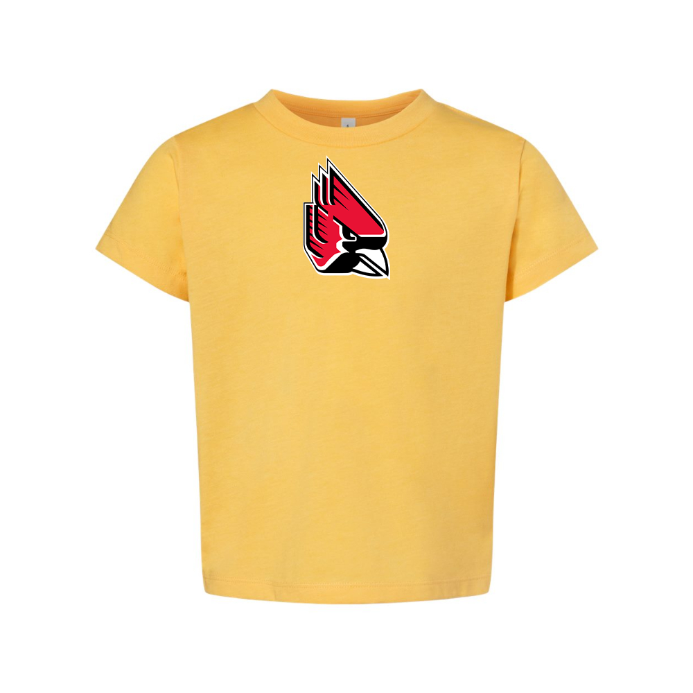 Ball State Cardinals BELLA  CANVAS Toddler Jersey Tee