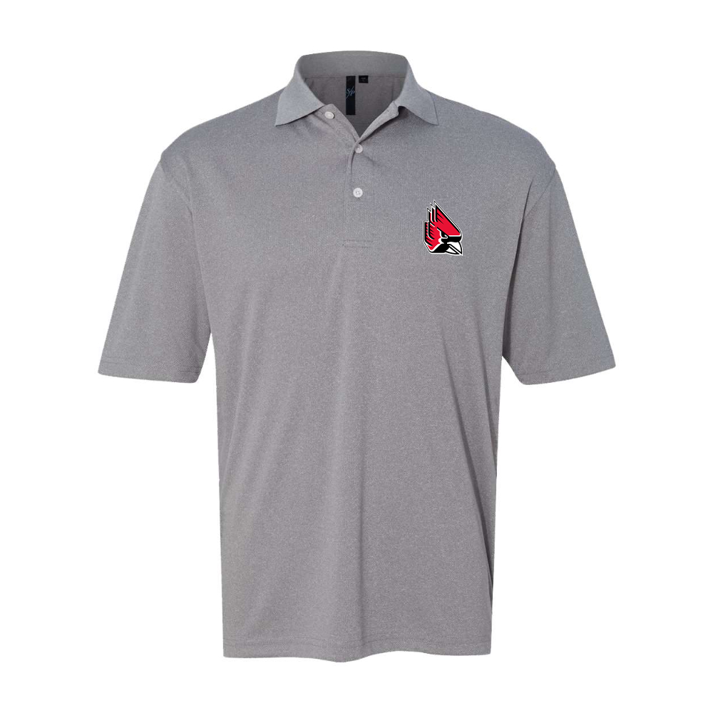 Men's  Ball State Cardinals Sierra Pacific Moisture Free Mesh Polo