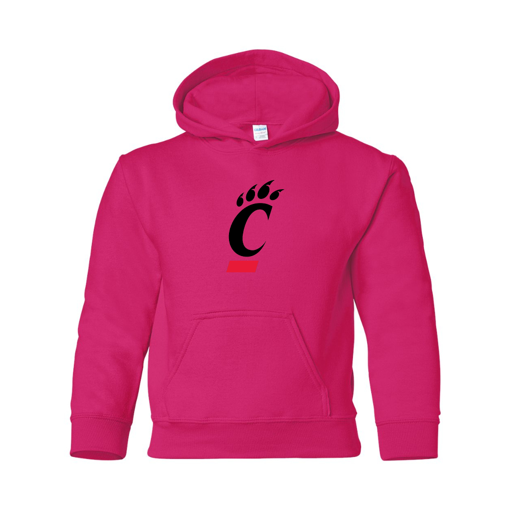 Youth  Cincinnati Bearcats Gildan Heavy Blend  Hooded Sweatshirt