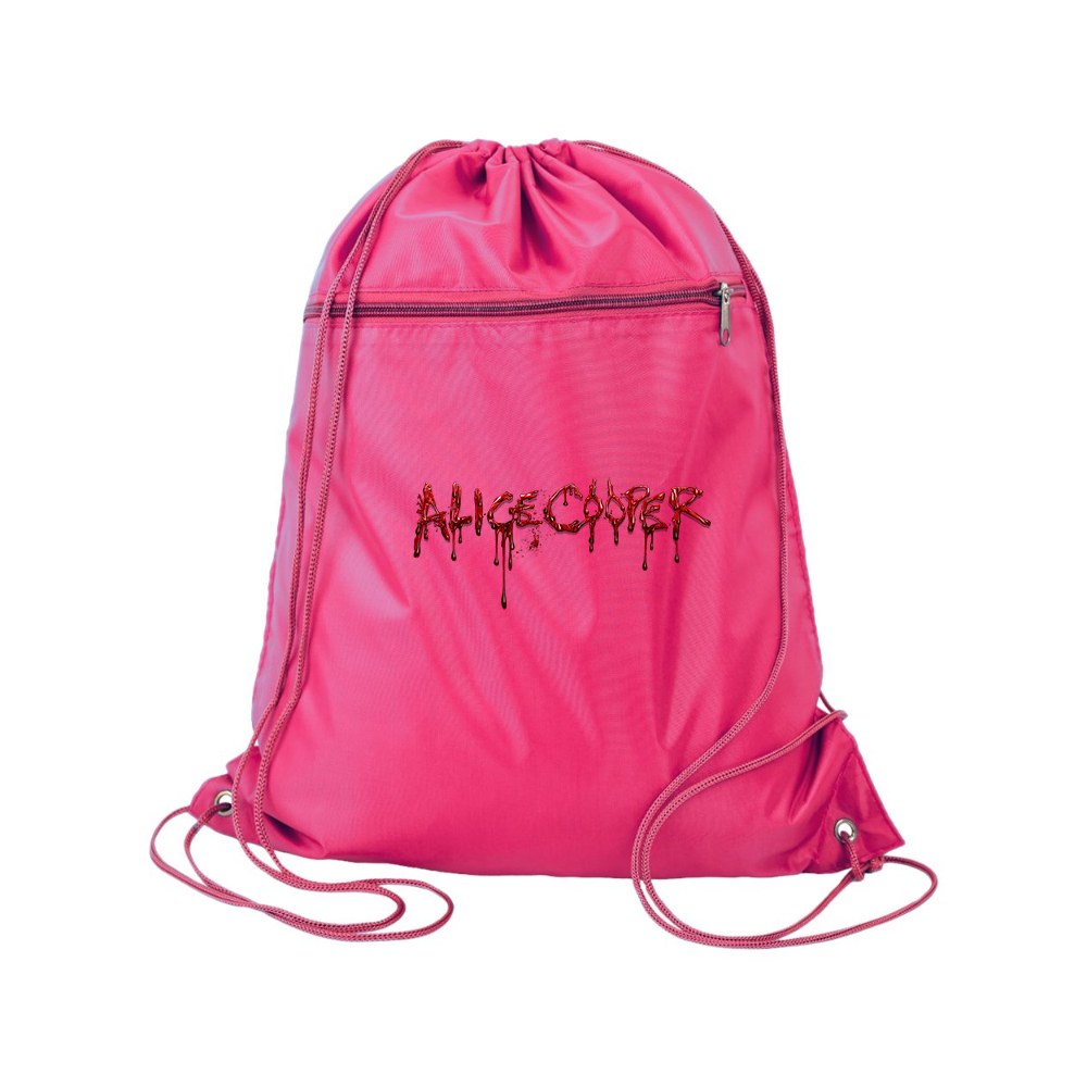 Alice Cooper Logo Q-Tees - Polyester Cinchpack