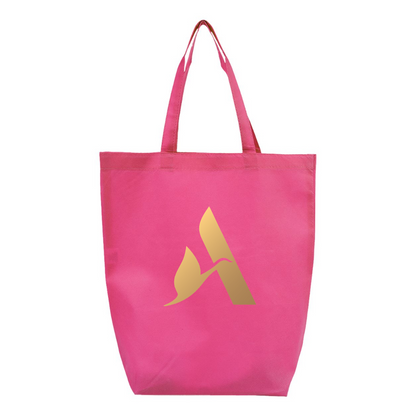 Accor Golden Logo Q-Tees Non-Woven Gusset Bottom Tote