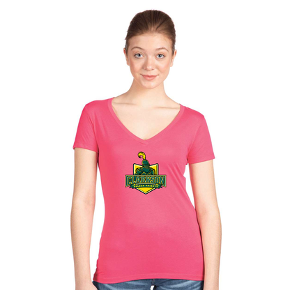 Women's Clarkson Golden Knights Next Level V-Neck T-Shirt