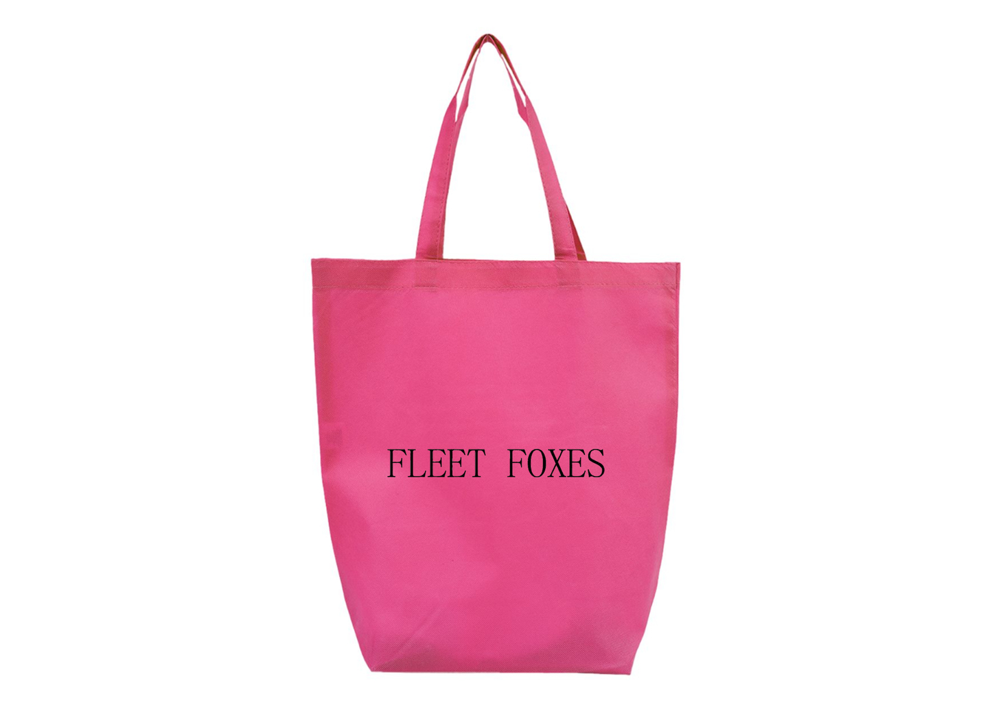 Fleet Foxes Logo Q-Tees Non-Woven Gusset Bottom Tote