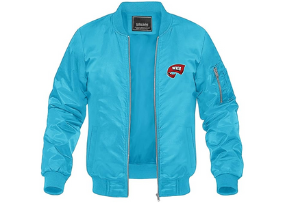 Men's Western Kentucky Hilltoppers Lightweight Bomber Jacket Windbreaker Softshell Varsity Jacket Coat