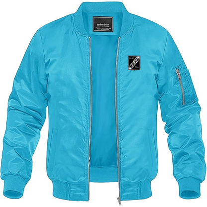 Men's Darracq Logo Lightweight Bomber Jacket Windbreaker Softshell Varsity Jacket Coat