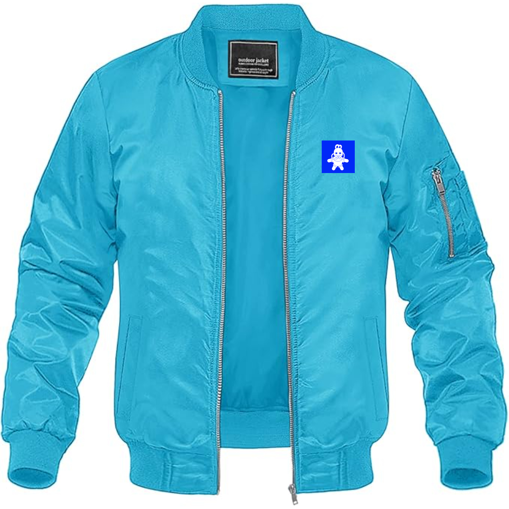 Men's  Mac Miller Logo Lightweight Bomber Jacket Windbreaker Softshell Varsity Jacket Coat