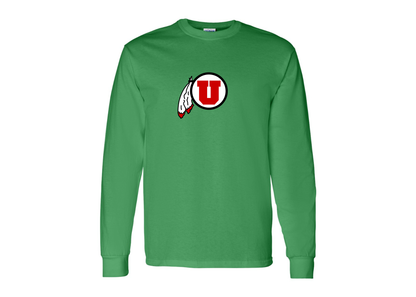 Men's Utah Utes Gildan Heavy Cotton Long Sleeve T-Shirt