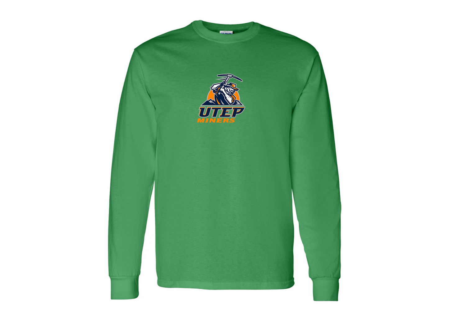 Men's UTEP Miners Gildan Heavy Cotton Long Sleeve T-Shirt