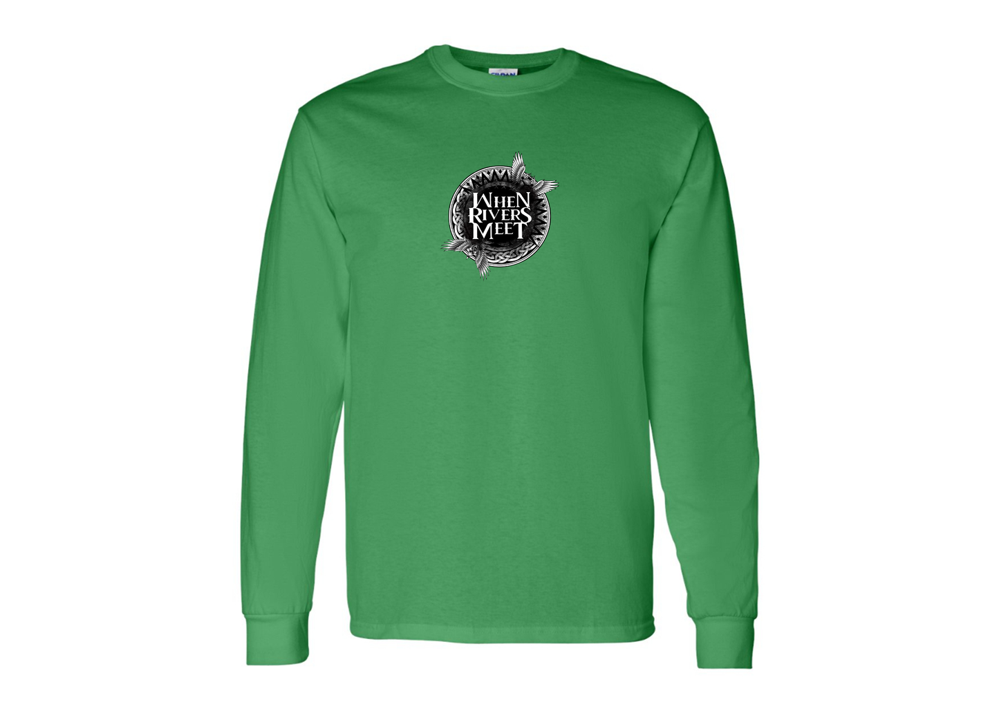 Men's When Rivers Meet Gildan Heavy Cotton Long Sleeve T-Shirt