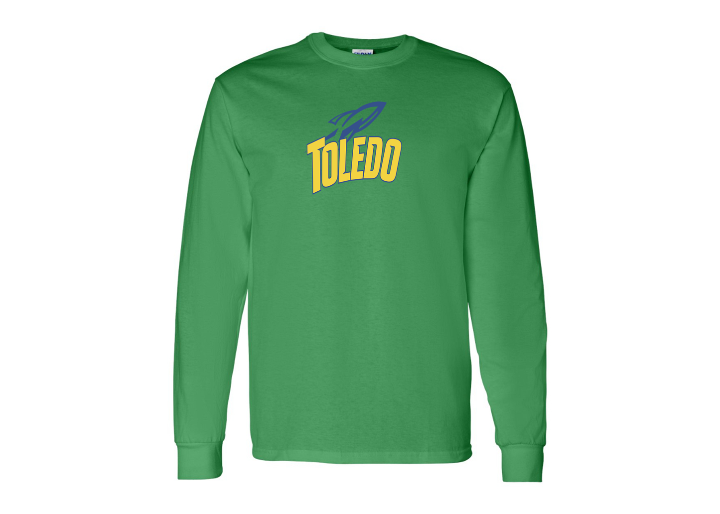 Men's Toledo Rockets Gildan Heavy Cotton Long Sleeve T-Shirt