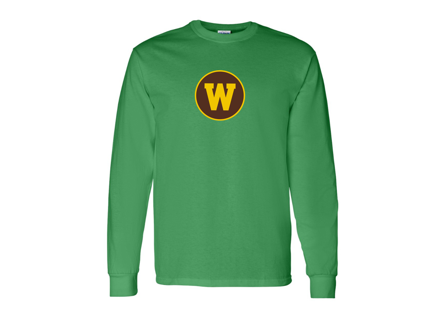 Men's Western Michigan Broncos Gildan Heavy Cotton Long Sleeve T-Shirt