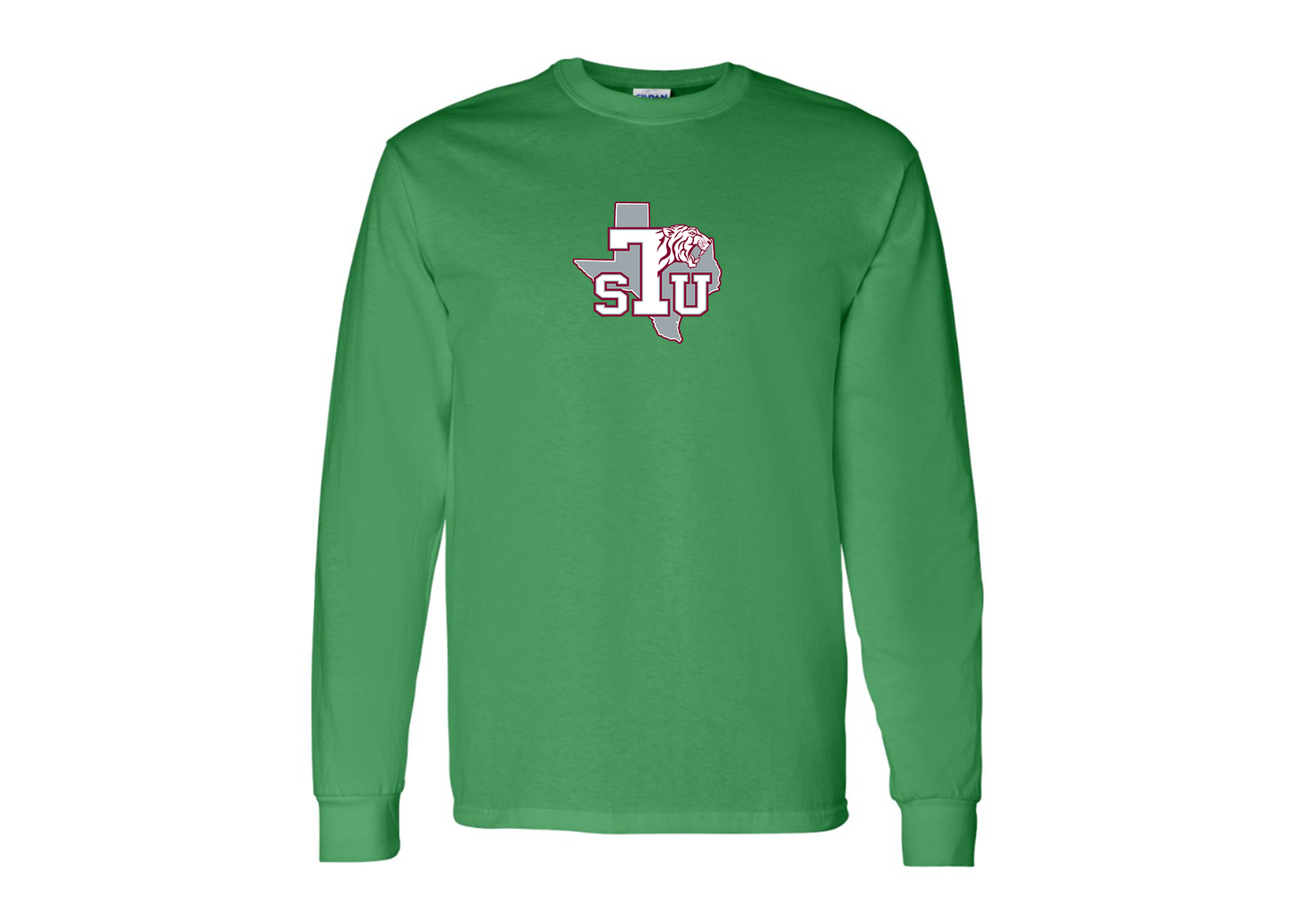 Men's Texas Southern Tigers Gildan Heavy Cotton Long Sleeve T-Shirt