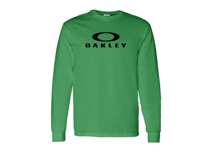 Men's Oakley Logo Gildan Heavy Cotton Long Sleeve T-Shirt