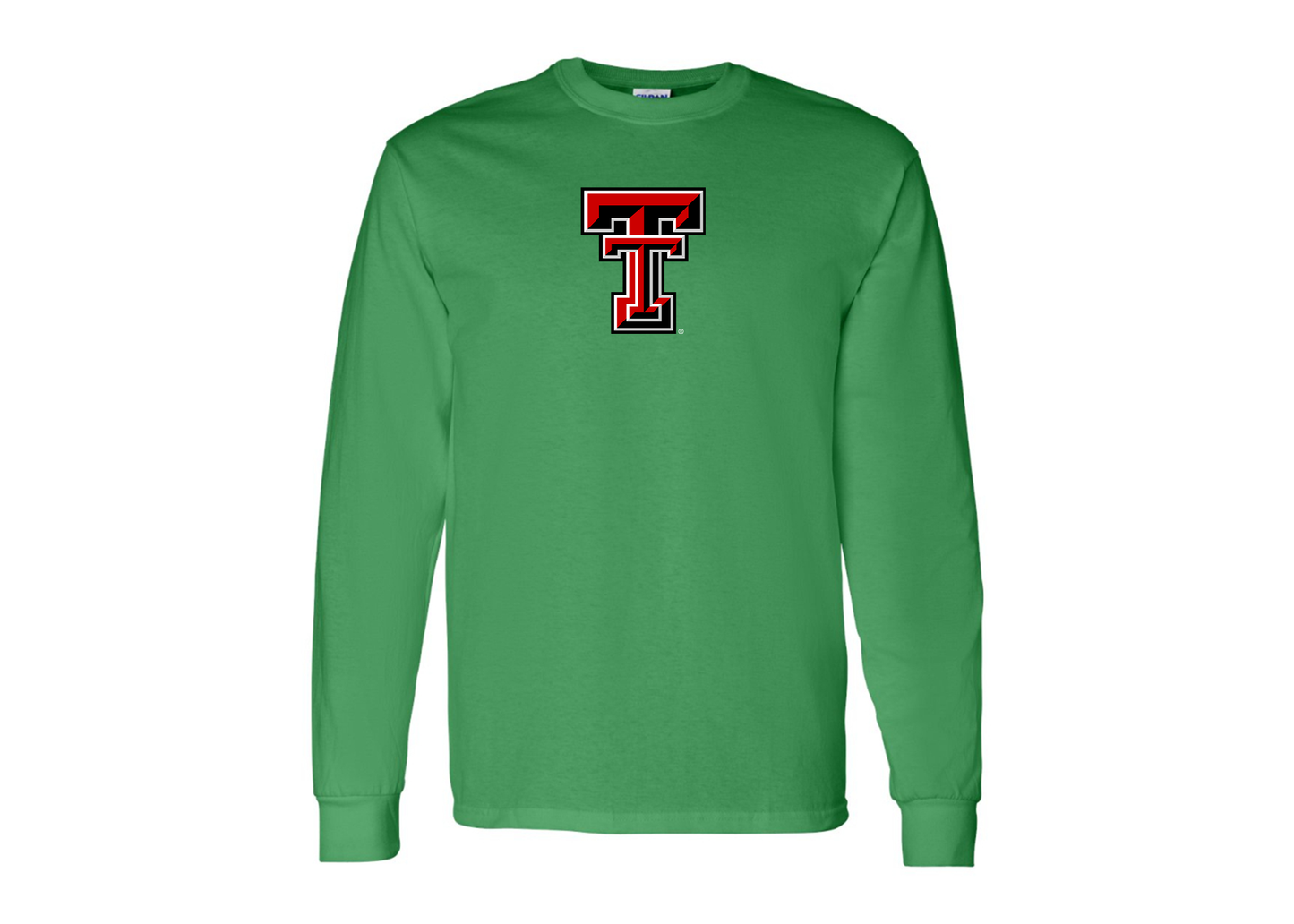 Men's Texas Tech Red Raiders Gildan Heavy Cotton Long Sleeve T-Shirt