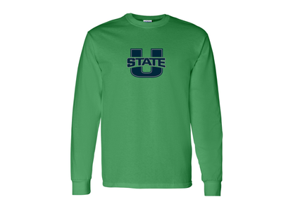 Men's Utah State Aggies Gildan Heavy Cotton Long Sleeve T-Shirt