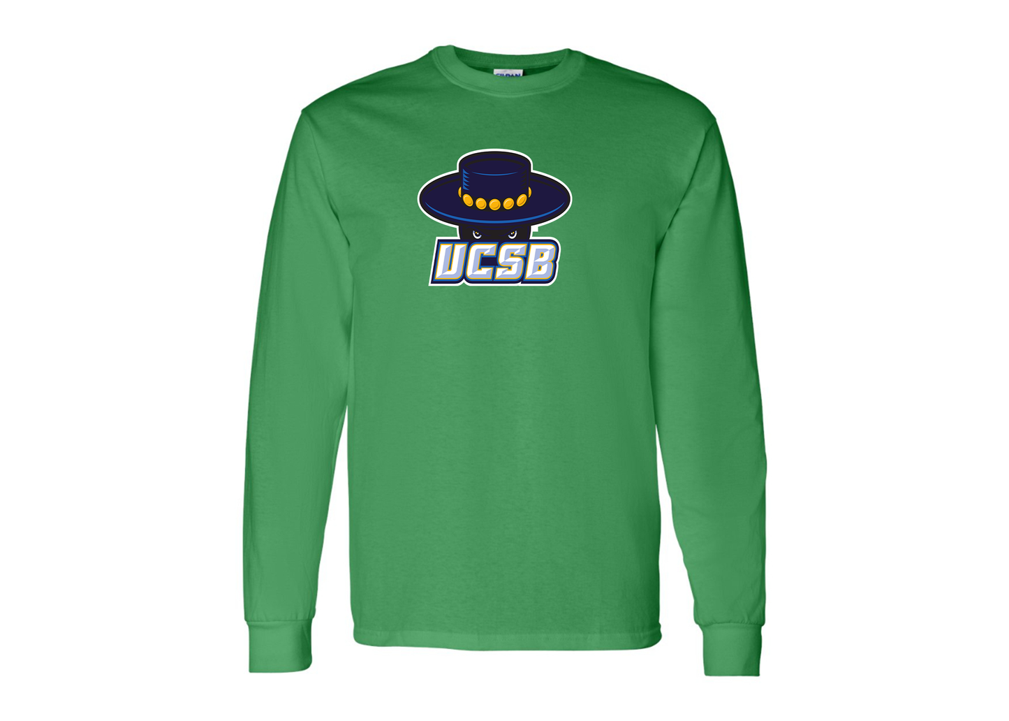 Men's UCSB Gauchos Gildan Heavy Cotton Long Sleeve T-Shirt