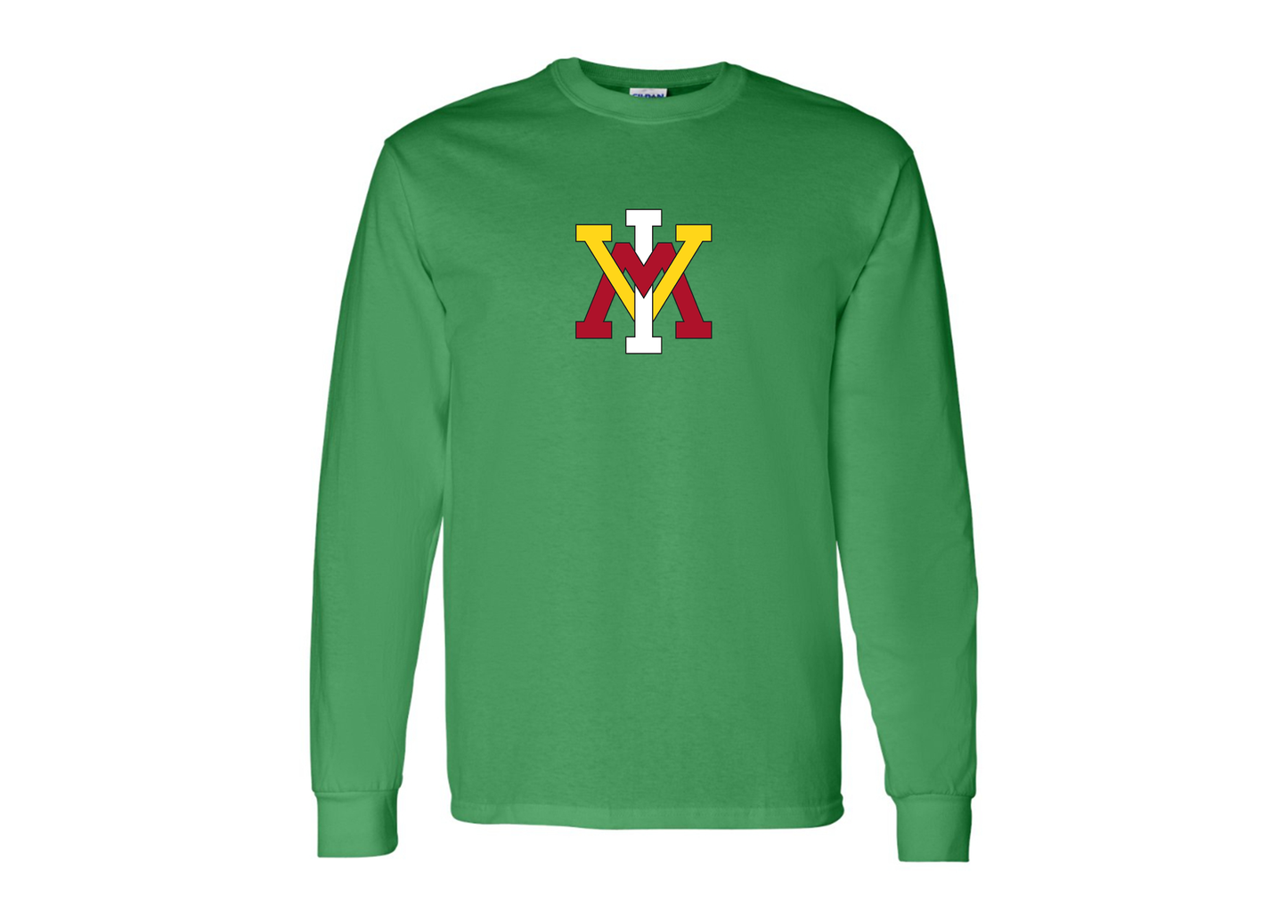 Men's VMI Keydets Gildan Heavy Cotton Long Sleeve T-Shirt