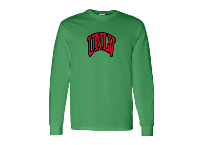 Men's UNLV Rebels Gildan Heavy Cotton Long Sleeve T-Shirt