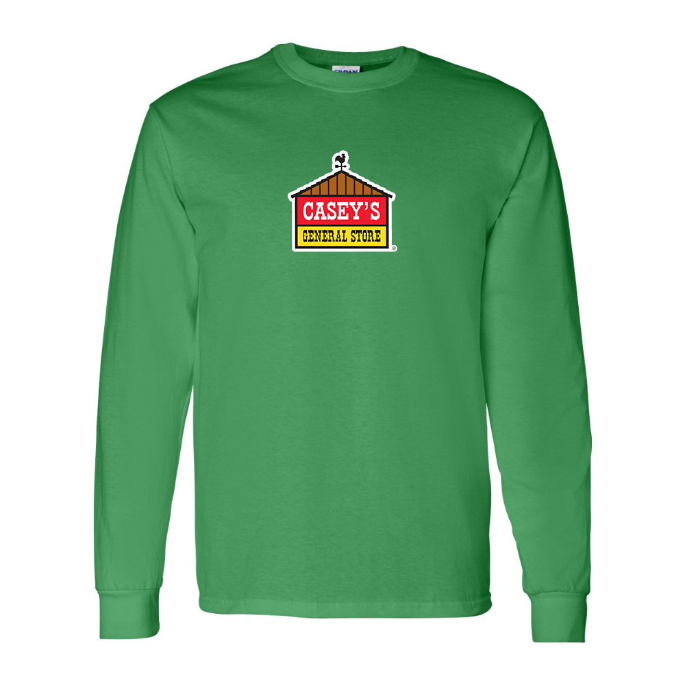 Men's Casey's General Store  Gildan Heavy Cotton Long Sleeve T-Shirt
